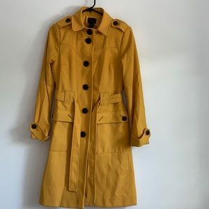Beautiful golden yellow wool-blend coat